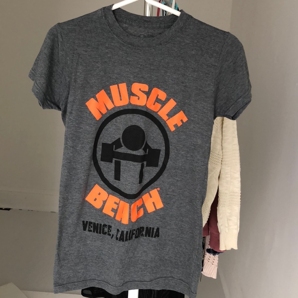 Muscle Beach Fitted T-shirt